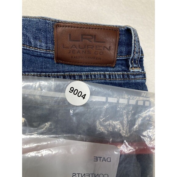 Lauren Ralph Lauren Jean Woman 8‎ Dark Wash Mid Rise Boot Cut Denim - Picture 6 of 9